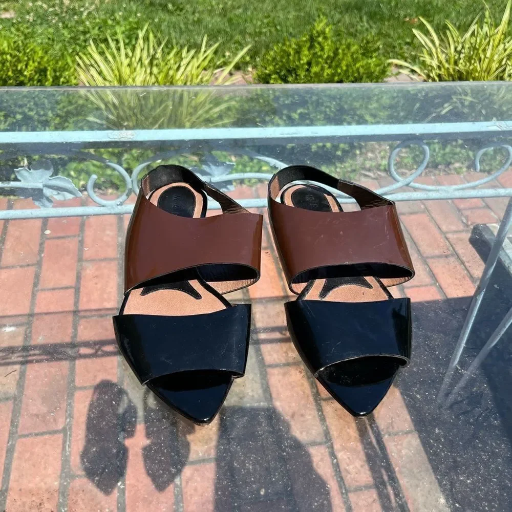Marni Open Toe Slingback Shoes - Picture 3 of 4